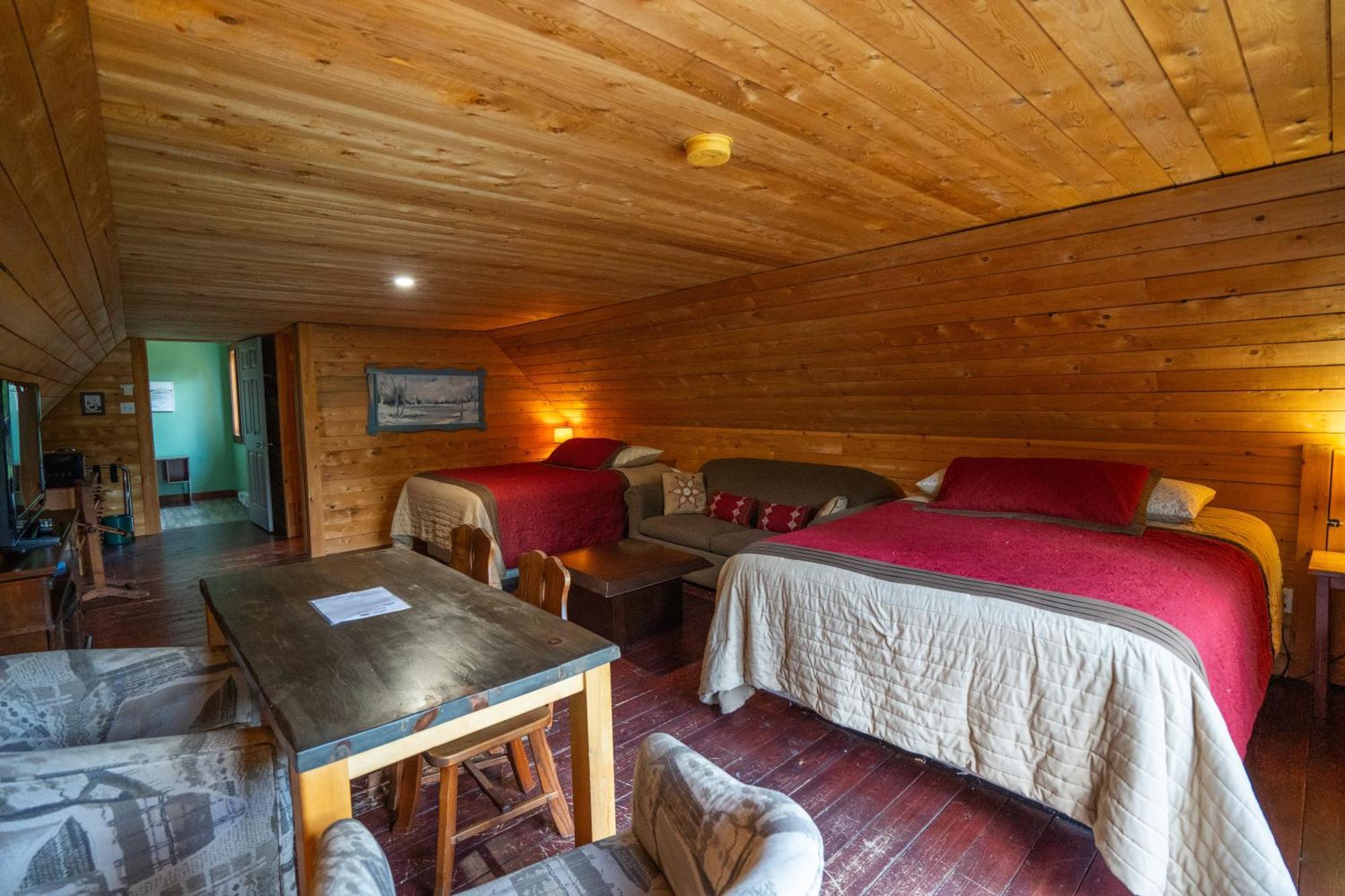 L'Auberge Refuge Du Trappeur Saint Mathieu Du Parc Exterior foto